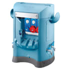 GEWISS - GEWGW68803A QMC125B - CABLATO - MONOFACCIALE - 1 PRESA 2P+T 16A + 2 PRESE 3P+N+T 32A - IP55 - AZZURRO