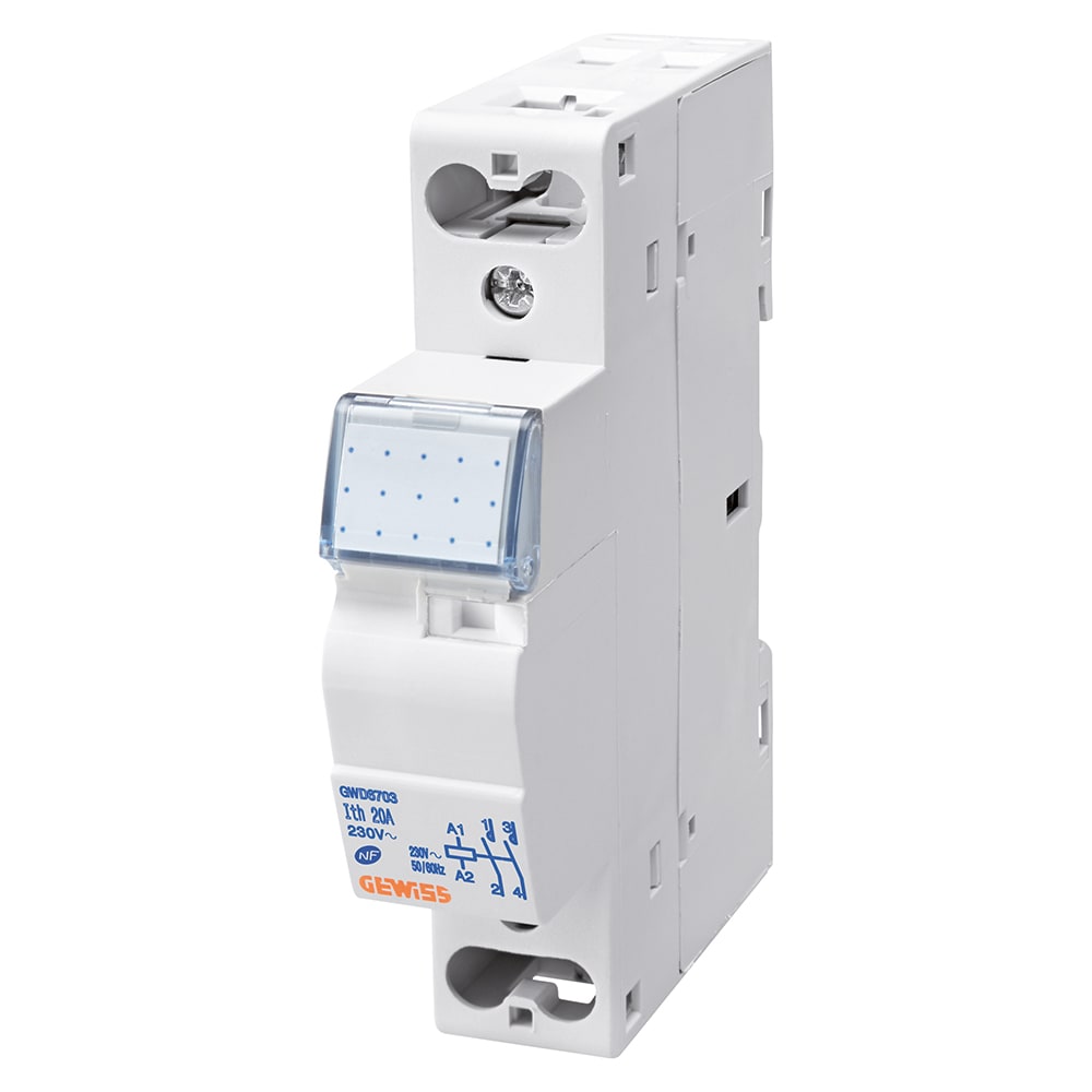 GEWISS - GEWGWD6702 CONTATTORE 20A 2NA 24V 1M