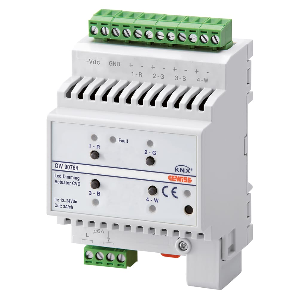 GEWISS - GEWGW90764 DIMMER PER LED CVD KNX-DA GUIDA DIN