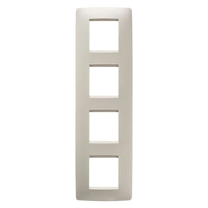 GEWISS - GEWGW16129TI PLACCA ONE INT.2+2+2+2M V.AVORIO