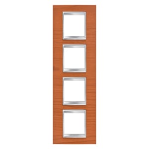 GEWISS - GEWGW16229LC PLACCA LUX INT.2+2+2+2P V.CILIEGIO