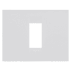 GEWISS - GEWGW16401TB PLACCA GEO - IN TECNOPOLIMERO - 1 POSTO - BIANCO - CHORUSMART