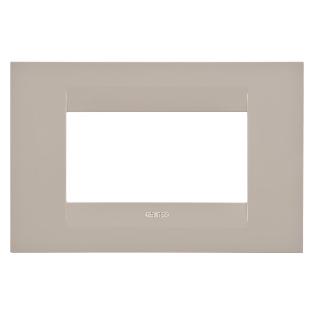 GEWISS - GEWGW16404TC PLACCA GEO - IN TECNOPOLIMERO - 4 POSTI - CANAPA - CHORUSMART