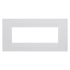 GEWISS - GEWGW16406TB PLACCA GEO - IN TECNOPOLIMERO - 6 POSTI - BIANCO - CHORUSMART