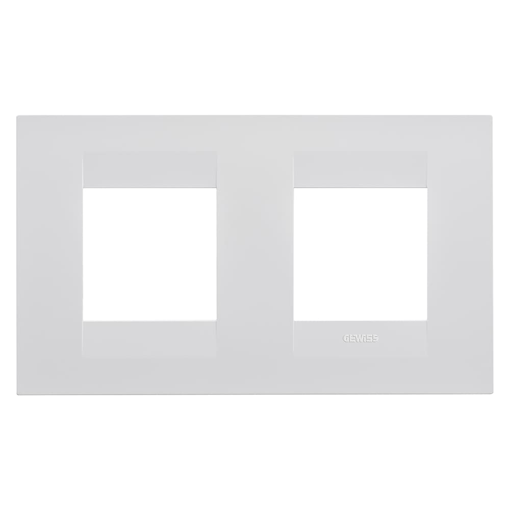GEWISS - GEWGW16423TB PLACCA GEO INT.2+2M O.BIANCO