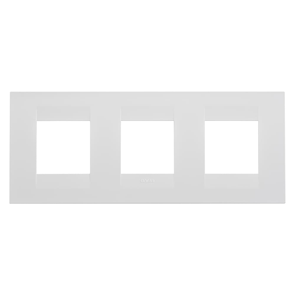 GEWISS - GEWGW16426TB PLACCA GEO INT.2+2+2M O.BIANCO