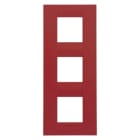 GEWISS - GEWGW16427VR PLACCA GEO INT.2+2+2P V.RUBINO