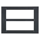 GEWISS - GEWGW22298 PLACCA 12M ARDESIA METALLIZ.SYSTEM VIRNA