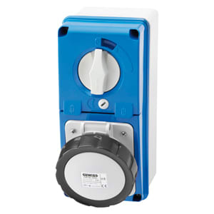 GEWISS - GEWGW66233N PR.BL IP67 C.F.3P+N+T 16A 500V 7H CBF