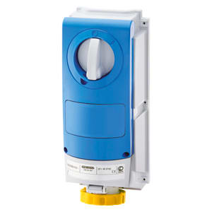 GEWISS - GEWGW66535 PRESA FISSA INTERBLOCCATA VERTICALE - SENZA FONDO - SENZA BASE PORTAFUSIBILI - IMPIEGHI GRAVOSI - 2P+T 16A 100 - 130V - 50/60HZ 4H - IP66