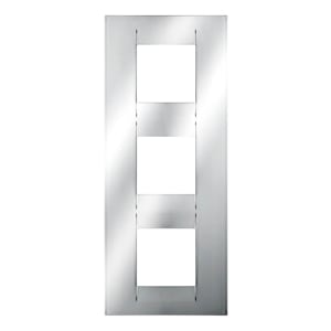 GEWISS - GEWGW16427MC PLACCA GEO INT.2+2+2P V.CROMO