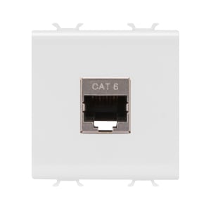 GEWISS - GEWGW10437 CONNETTORE RJ45 2M CAT.6 FTP BIANCO
