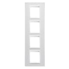 GEWISS - GEWGW16229YB PLACCA LUX INT. 2+2+2+2M V.MONOCHROME BI