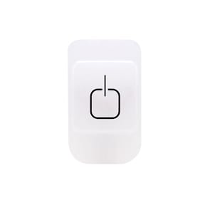 GEWISS - GEWGW10508A LENTE CON SIMBOLO ILLUMINABILE - ON-OFF