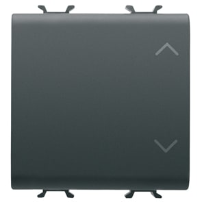 GEWISS - GEWGW12123 COMMUTATORE 2M 1P 10AX SU-GIU NERO