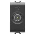 GEWISS - GEWGW12362 PRESA TV 1M PASS.5DB C.MASC.9,5MM NERO