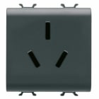 GEWISS - GEWGW12392 PRESA STD.CINESE 2P+T 16A CH/BK