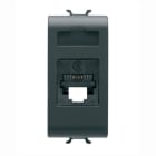 GEWISS - GEWGW12401 CONNETTORE TELEFONICO RJ11 1M NERO