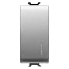 GEWISS - GEWGW14052 DEVIATORE UNIPOLARE 250V ac - 16AX ILLUMINABILE - CON DIFFUSORE - 1 MODULO - TITANIO - CHORUSMART