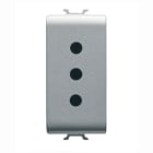 GEWISS - GEWGW14201 PRESA STANDARD ITALIANO 250V ac - 2P+T 10A - P11 - 1 MODULO - TITANIO - CHORUSMART