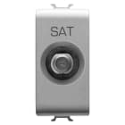 GEWISS - GEWGW14371 PRESA TV/SAT 1M DIRETTA C.F-FEMM.TITANIO