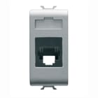 GEWISS - GEWGW14421 PRESA RJ45 - CATEGORIA 5e - UTP - 1 MODULO CHORUSMART - TITANIO