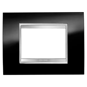 GEWISS - GEWGW16203TN PLACCA LUX 3M NERO TONER