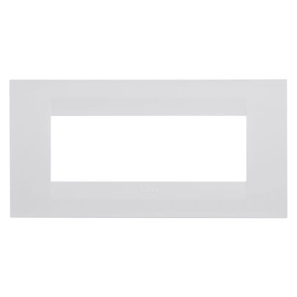 GEWISS - GEWGW16206XA PLACCA LUX 6M METAL ALL.SATI.MONOCHROM