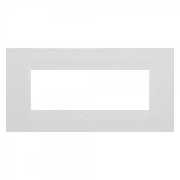 GEWISS - GEWGW16206XA PLACCA LUX 6M METAL ALL.SATI.MONOCHROM