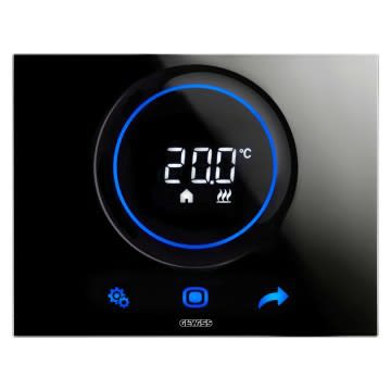 GEWISS - GEWGW16976CN TERMOSTATO ICE KNX DA PARETE NERO
