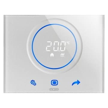 GEWISS - GEWGW16976CT TERMOSTATO ICE KNX DA PARETE TITANIO
