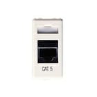GEWISS - GEWGW20271 PRESA RJ45 - 4 COPPIE - CATEGORIA 5E - UTP - TOOLLESS - 1 MODULO - SYSTEM WHITE