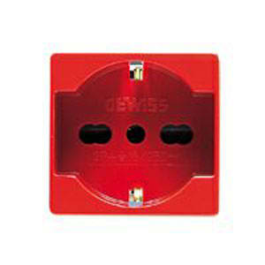 GEWISS - GEWGW20296 PRESA 2P+T 16A BIV.ST.ITALIANO/TED.ROSSA