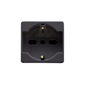 GEWISS - GEWGW21246 PRESA 2P+T 16A BIV.ST.ITALIANO/TED.SY/BK