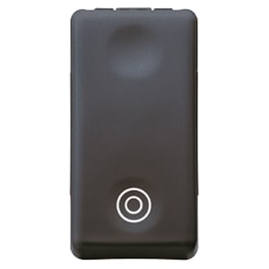 GEWISS - GEWGW21517 PULSANTE 2P NA 10A SY/BK