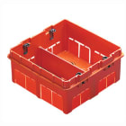 GEWISS - GEWGW24237 SCATOLA AD ALTA CAPIENZA PER SERIE CIVILI MODULARI - BIG BOX - HALOGEN FREE - 8 POSTI (4+4) - 131X129X53