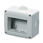 GEWISS - GEWGW27003 CONTENITORE PER APPARECCHI SYSTEM - PROTETTO - 3 POSTI - GRIGIO RAL 7035 - IP40