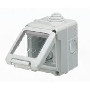 GEWISS - GEWGW27042 CONTENITORE 2 POSTI ORIZZ.STAGNO