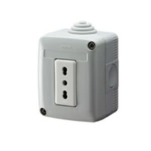 GEWISS - GEWGW27811 PRESA STD ITA.2P+T 16A BIV.PROTETTA