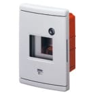 GEWISS - GEWGW42231 CENTRALINO PER INCASSO STAGNO PER EMERGENZA - 4 MODULI - GUIDA EN50022 - ROSSO RAL 3000