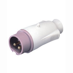GEWISS - GEWGW60073 SPINA MOBILE DIRITTA - IP44 - 2P 32A 20-25V 50-60HZ - VIOLA - S.R. - CABLAGGIO A VITE