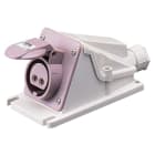 GEWISS - GEWGW62546 PRESA FISSA DA PARETE A 90° - IP44 - 2P 16A 20-25V e 40-50V c.c. - BIANCO - 10H - CABLAGGIO A VITE