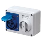 GEWISS - GEWGW66004 PRESA BL.OR.C.F.2P+T 16A 230V 6H SBF