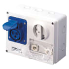 GEWISS - GEWGW66040 PRESA BL.OR.C.F.2P+T 32A 400V 9H CBF