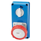 GEWISS - GEWGW66319N PR.BL IP67 S.F.3P+T 32A 400V 6H SBF