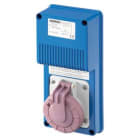 GEWISS - GEWGW66359N PR.BL.S.F.2P.160VA TRASF.230/24V IP67