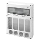 GEWISS - GEWGW68015N Q-DIN 20M 4FL.PR.BL.VR.SBF 4FL.16A IP65