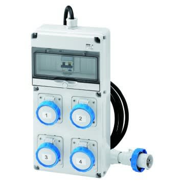 GEWISS - GEWGW68247N Q-DIN10 ASC IEC 4X3P16A MOBILE