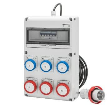 GEWISS - GEWGW68249N Q-DIN14 ASC IEC 4X2P 2X3P16A MOBILE