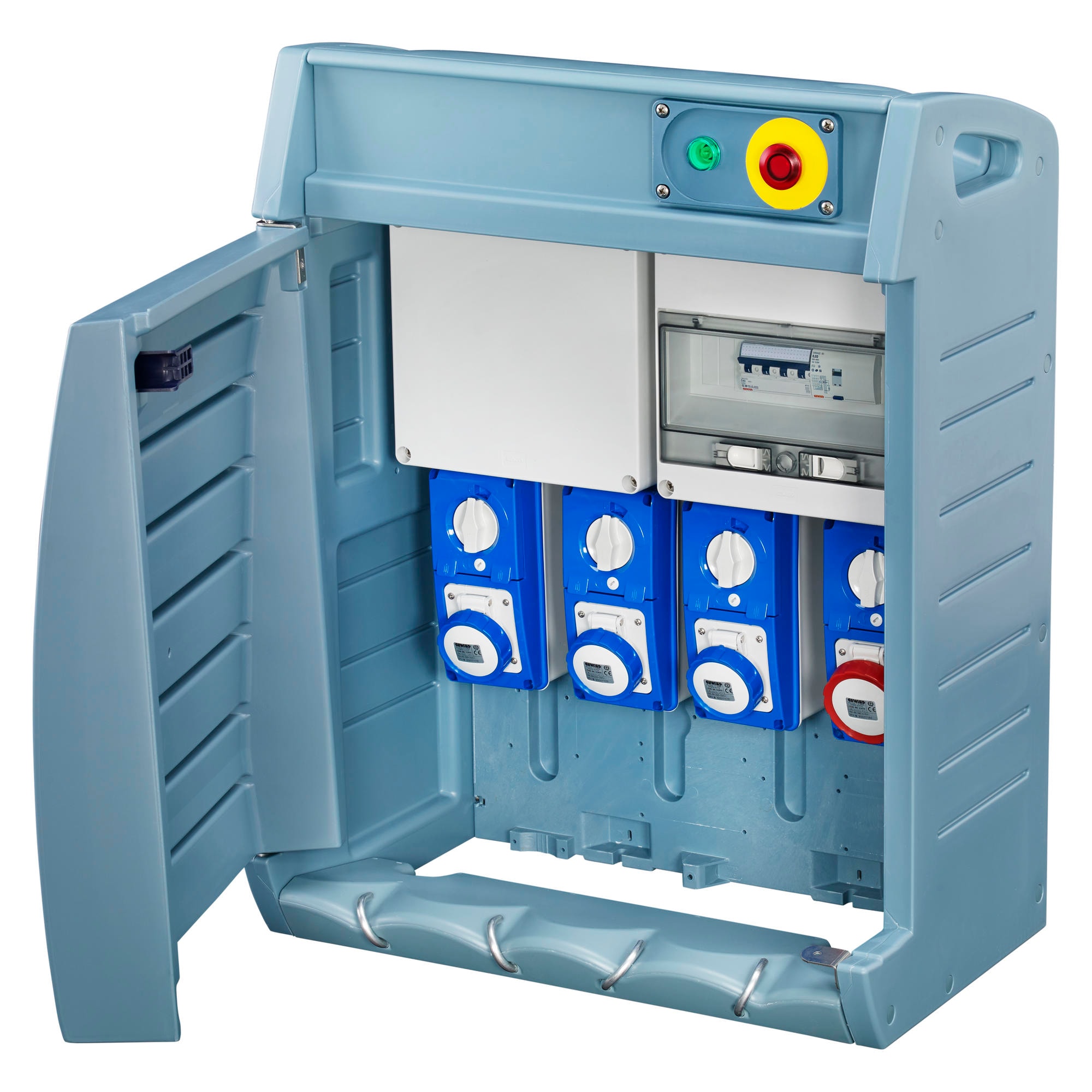 GEWISS - GEWGW68567F Q-BOX4 ASC MO3F 4 PR.CBF 17 KW EM